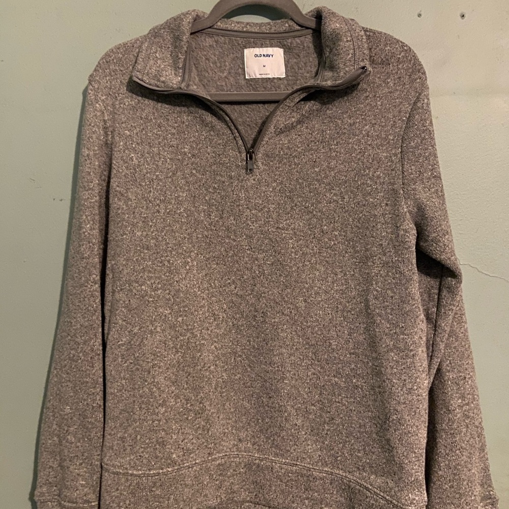 Old navy men’s quarter zip sweatshirt
